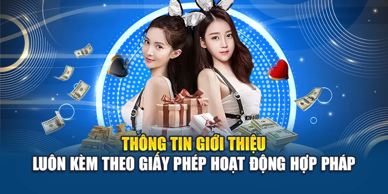 Thông tin giới thiệu luôn kèm theo giấy phép hoạt động hợp pháp