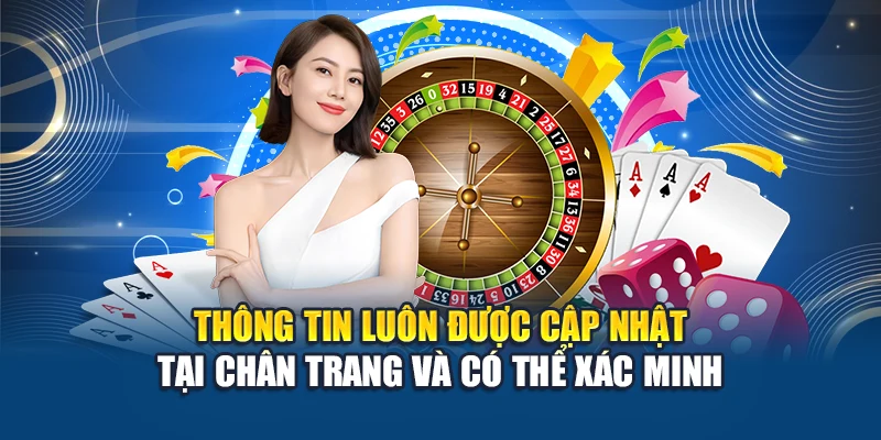 Thông tin luôn được cập nhật tại chân trang và có thể xác minh